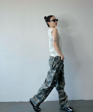 Snow Camouflaged Pants #250406